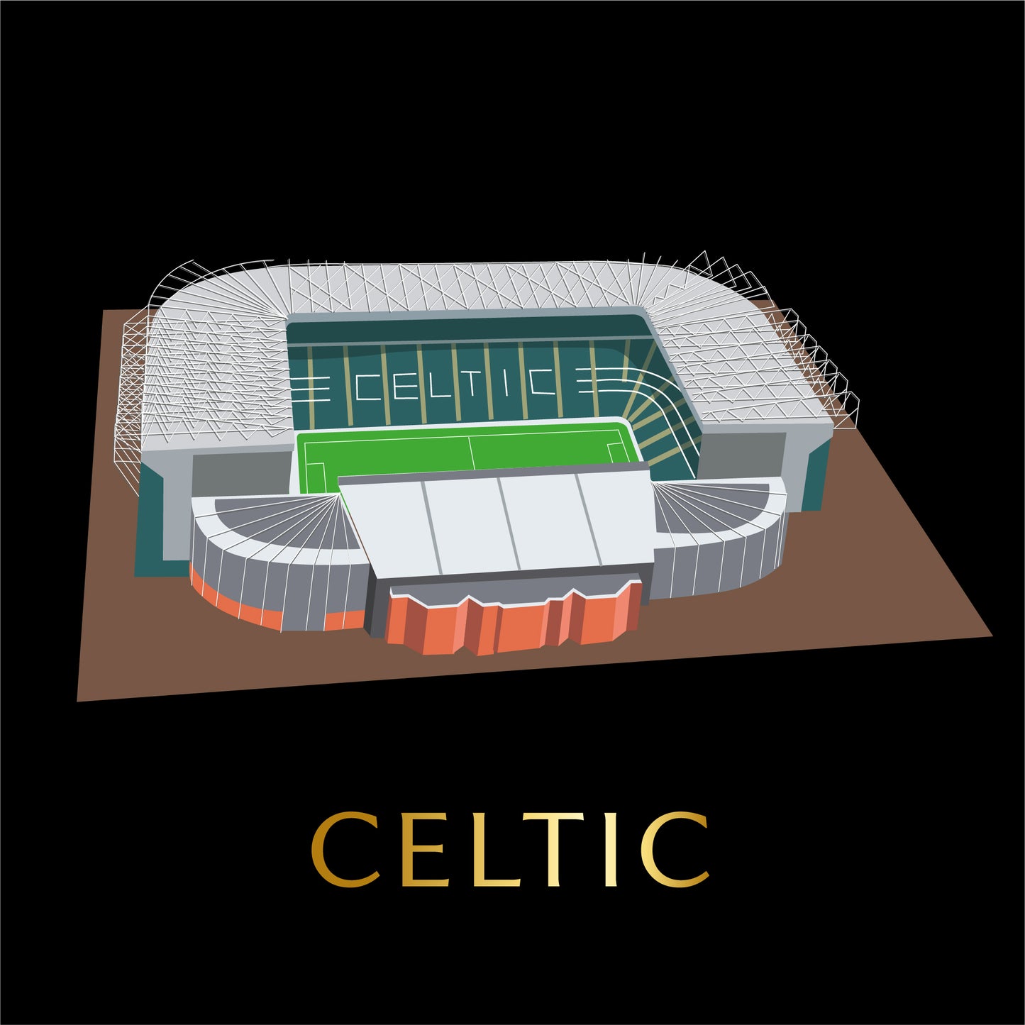 Scotland Football Stadium Map
