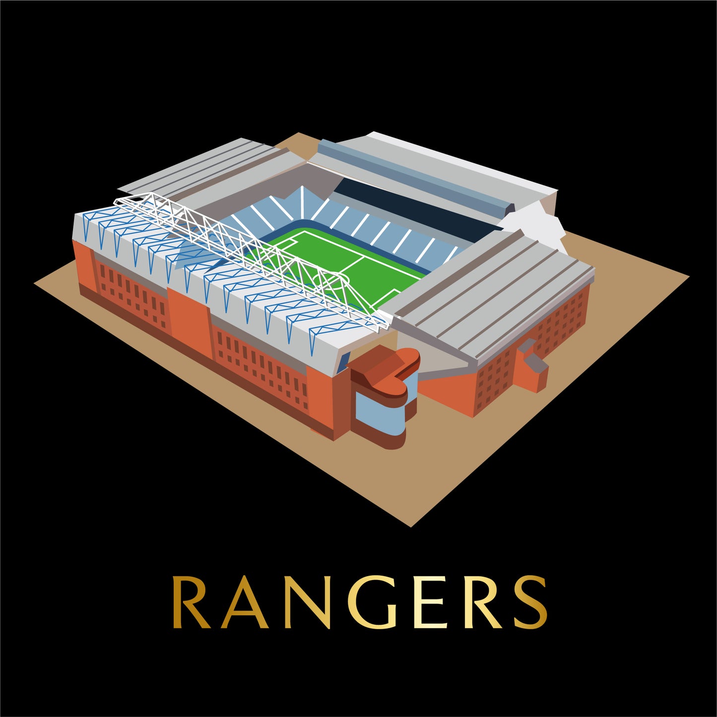 Scotland Football Stadium Map