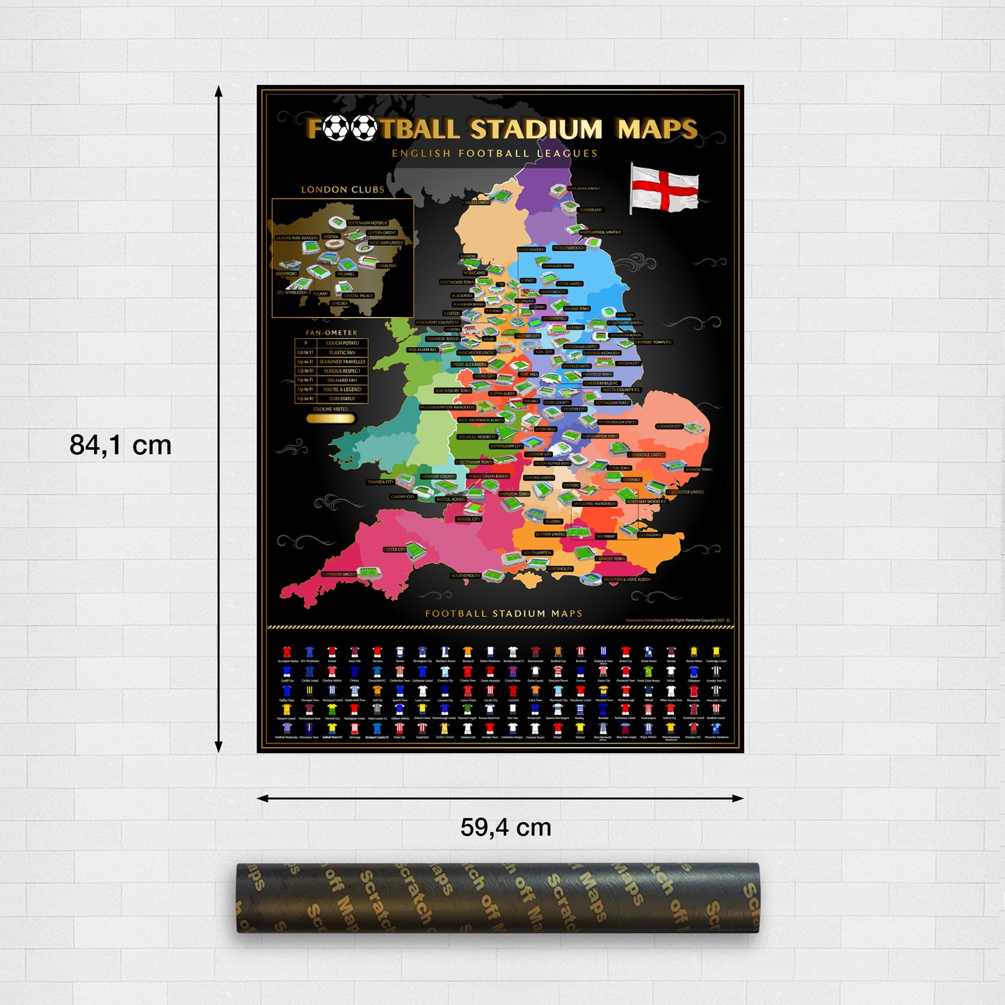 England Football Stadium Map