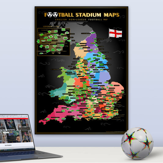 England Non League Football Stadium Map
