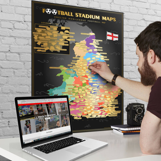 England Non League Football Stadium Map