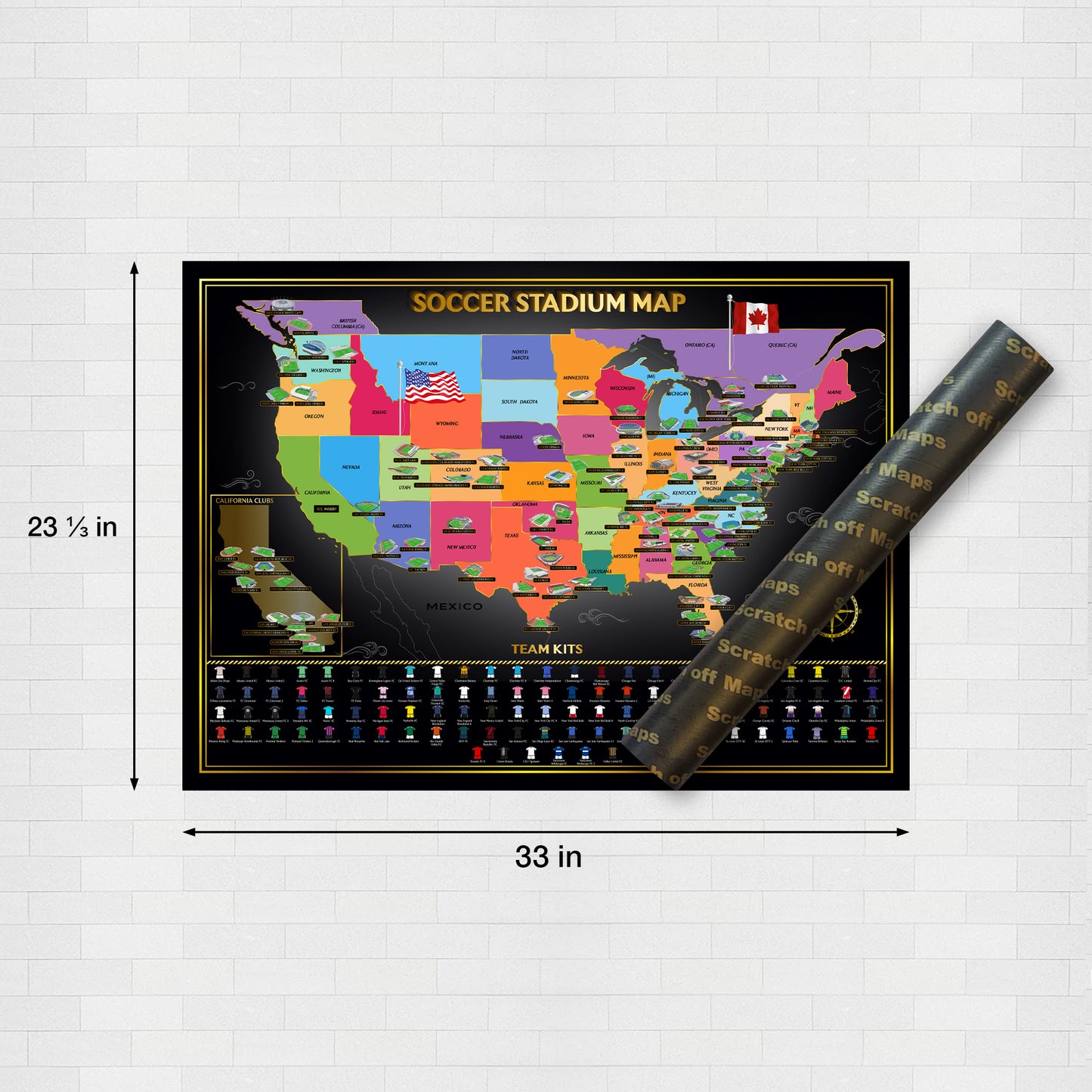 USA Soccer Map