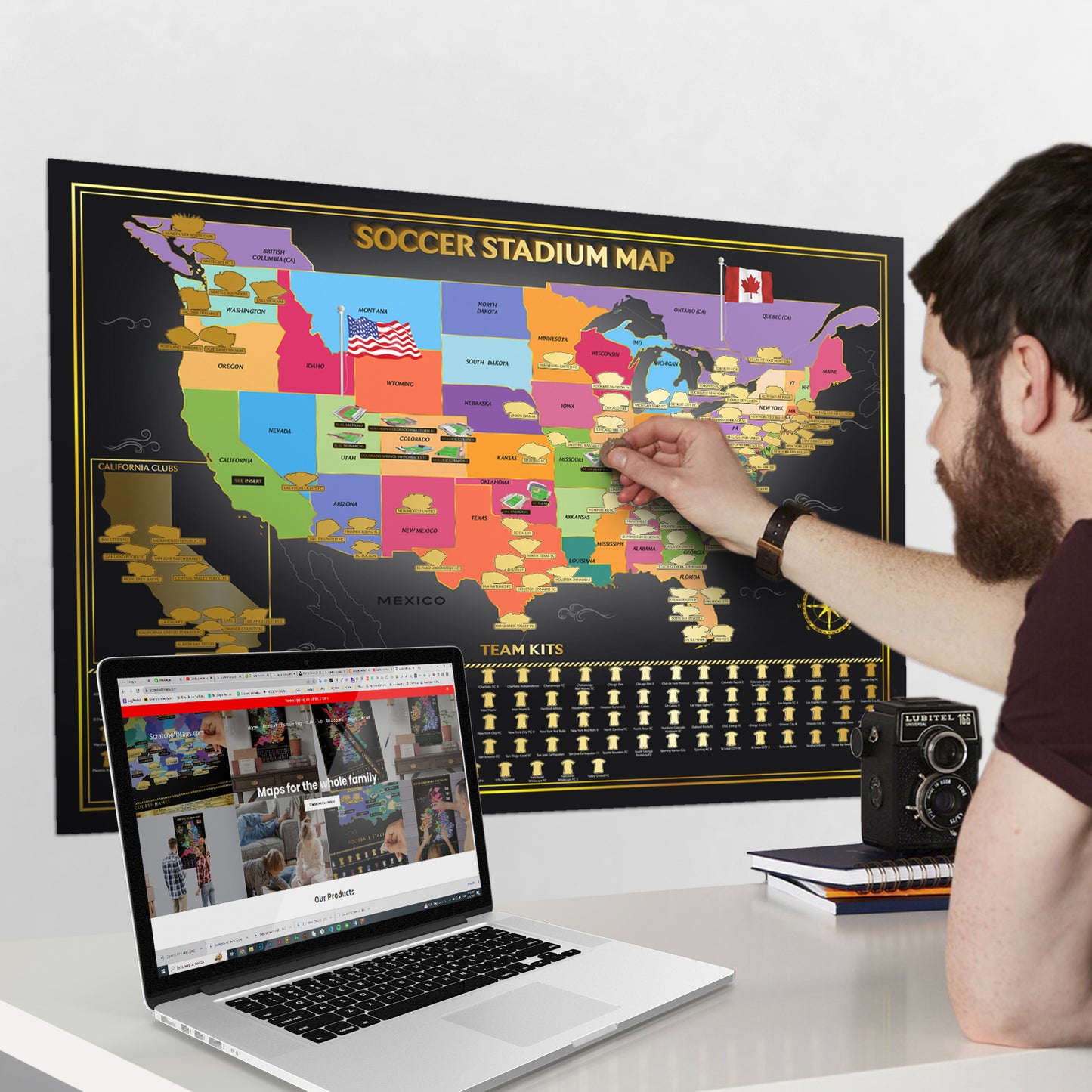 USA Soccer Map