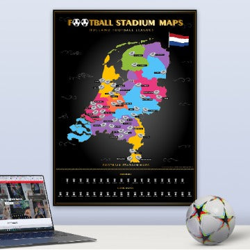 Netherlands Football Stadium Map